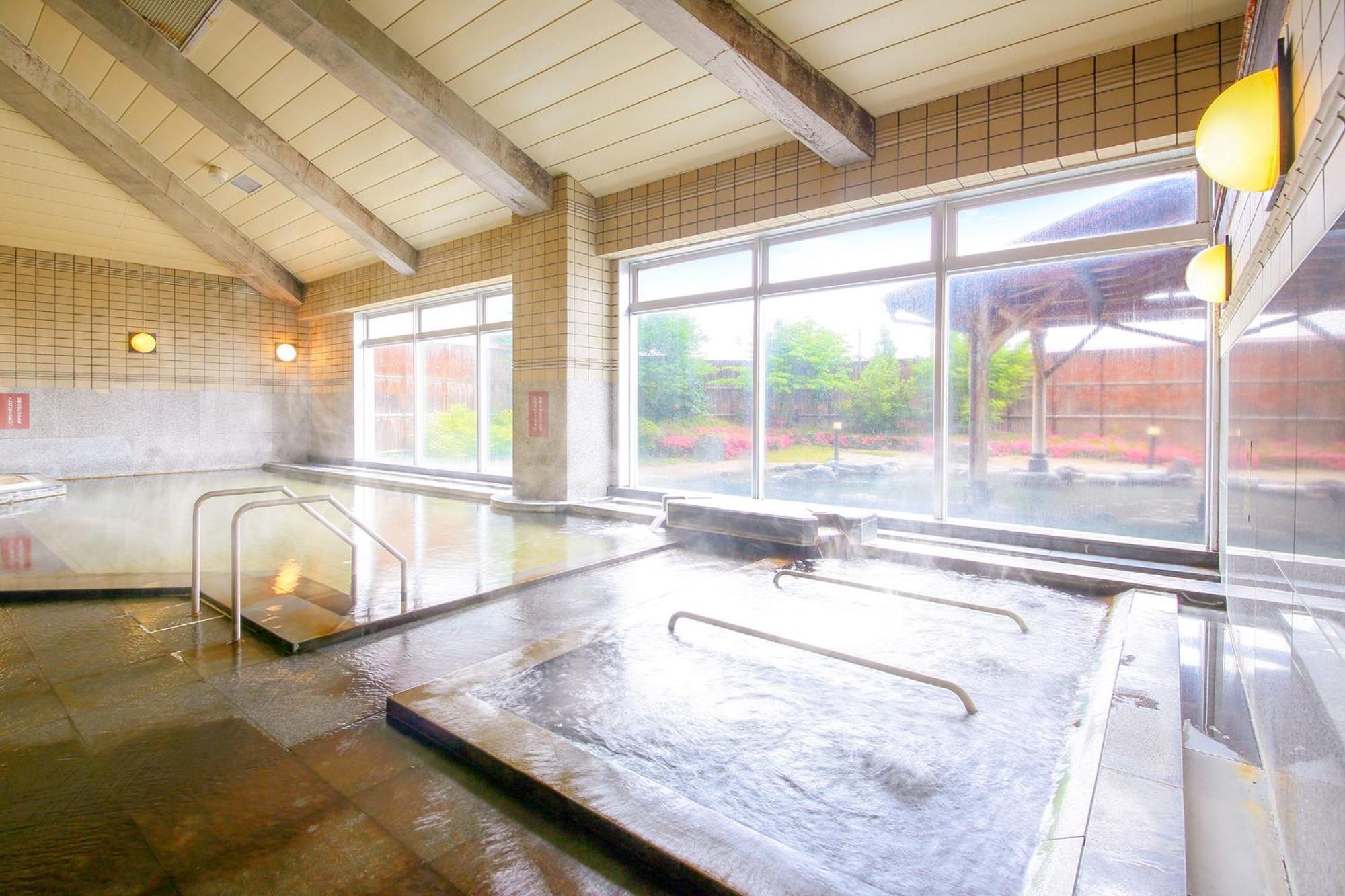 Отель Ooedo Onsen Monogatari Aizu Экстерьер фото